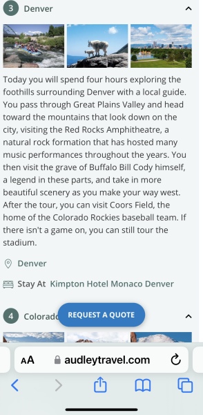 Denver/Rocky Mountains or Austin Texas