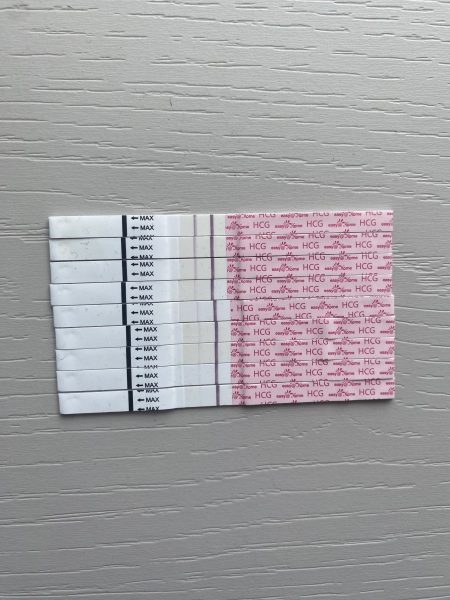 V faint line frer 3 days in a row 8-10dpo 