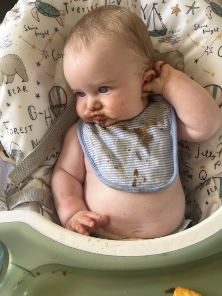 Five month old constantly rubbing/itching ear