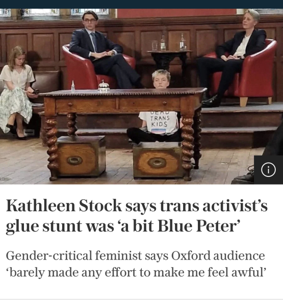 Seeing Kathleen Stock at the Oxford Union 