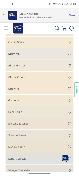 To paint my living room… magnolia 🥸