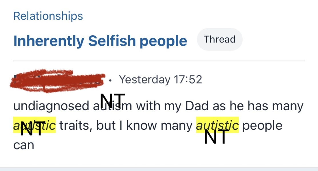 Married to a Neurotypical - Support Thread Number 1