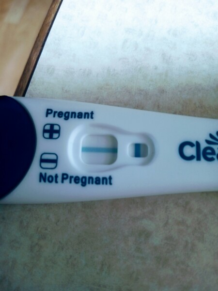 Faint positive Clear Blue