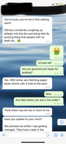 The last text conversation you had with your other half….and the date and how long you have been together….