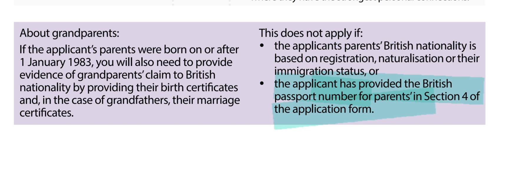 Confused about child passport application 