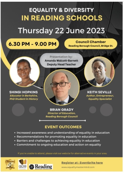 EQUALITY & DIVERSITY IN READING SCHOOLS