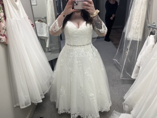 To ask what shoes to get to match my wedding dress?