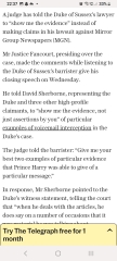 Legal Analysis on Harry’s most recent court case