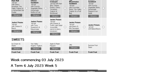 Is this menu healthy enough?