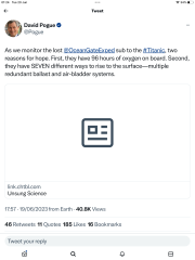 Missing Titanic submarine