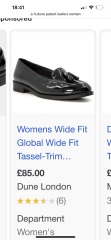 Will black patent loafers go with this dress?
