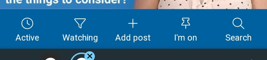 Ad covering shortcut buttons on mobile site