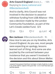 Gender-critical feminist wins harassment claim against Arts Council England over trans row