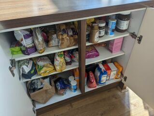 Converting kitchen island cupboards to drawers