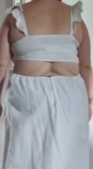 Hide back in this dress? Or do I give up!.
