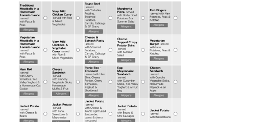 Is this menu healthy enough?