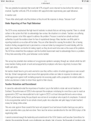 Is behaviour out of control in a lot of schools?