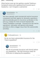 MISSING TITAN SUB - THREAD 5