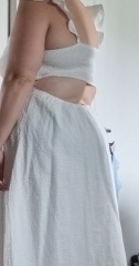 Hide back in this dress? Or do I give up!.