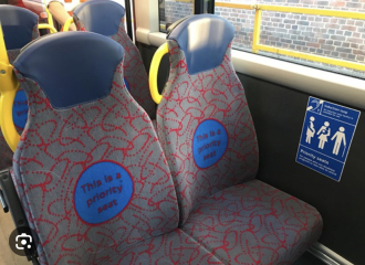 Disabled seat on buses