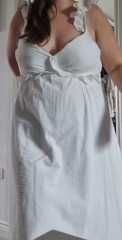Hide back in this dress? Or do I give up!.