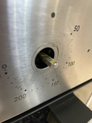 Cleaner has pulled oven dial out of the fitting - is this an easy fix? (Pics)
