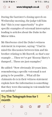 Legal Analysis on Harry’s most recent court case