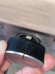 Cleaner has pulled oven dial out of the fitting - is this an easy fix? (Pics)