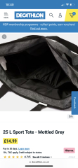 Tote bags: how do you stop everything falling out?