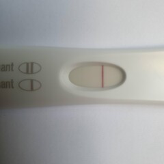 Faint line so early