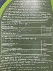 Lawn food and plant food - same watering can? 