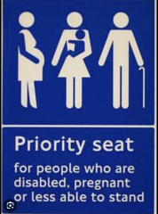 Disabled seat on buses