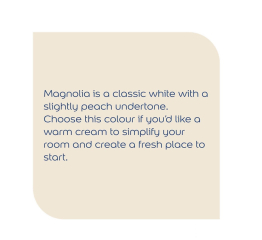 To paint my living room… magnolia 🥸