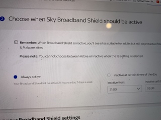 Porn suddenly accessible on our broadband.