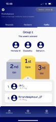 ATLAS App - £500 raffle every week, 50p per referral