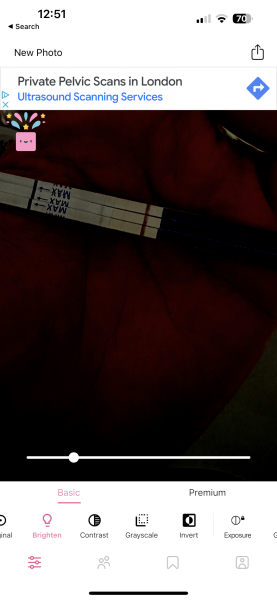 12 DPO faint line - am I pregnant?