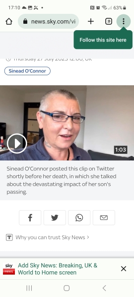 Singer Sinead O'Connor has died.