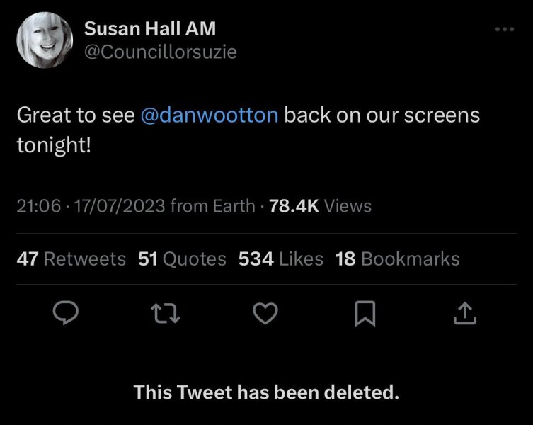 Dan Wootton trending on Twitter...