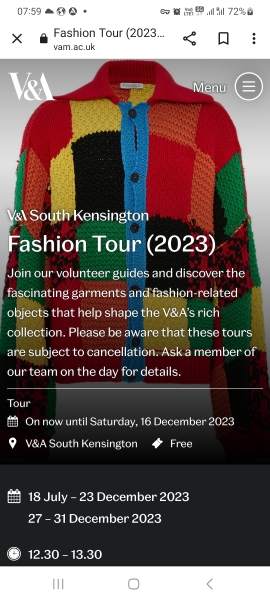 Any experience of Fashion Tours London? Or similar?