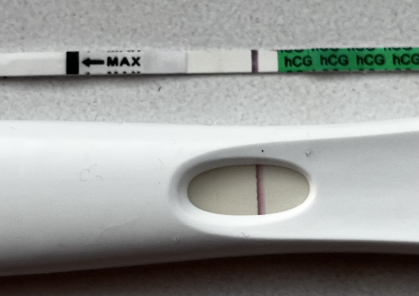 15 dpo faint line?
