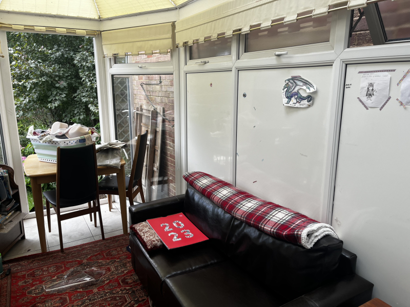 What can I do with a uPVC wall?!
