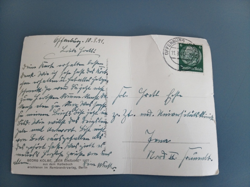 Would anyone like to help translate this old German postcard?