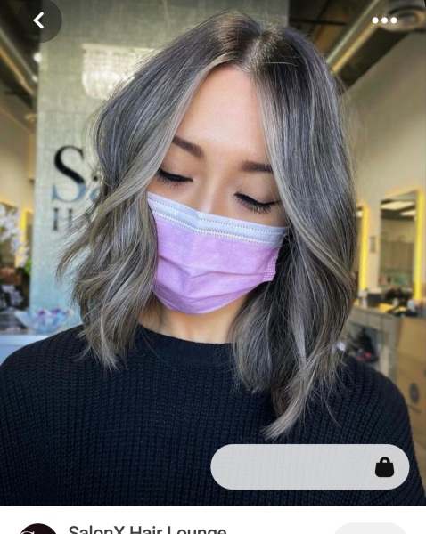 Ashy brown / greyish box dye 