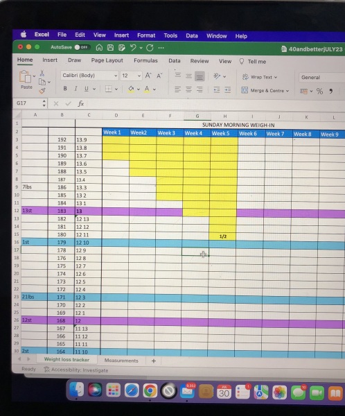 Three weeks in, before and after pics 