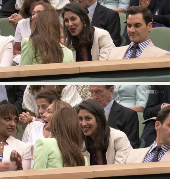 Is there a love triangle/sexual tension between Kate & Roger Federer 