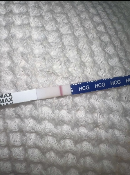 Faint line?