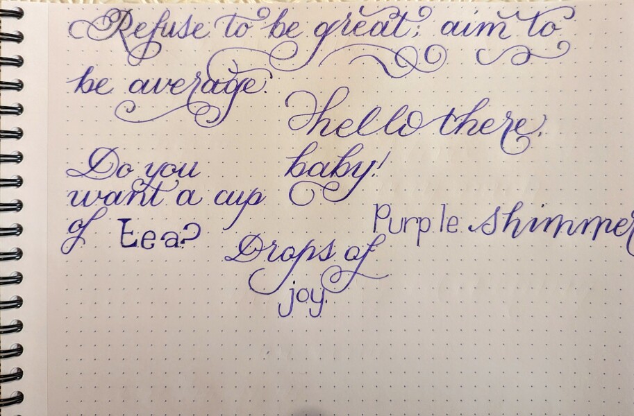 The joy of a new notebook