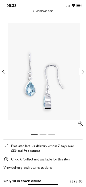 My beloved husband just bought me beautiful earrings
