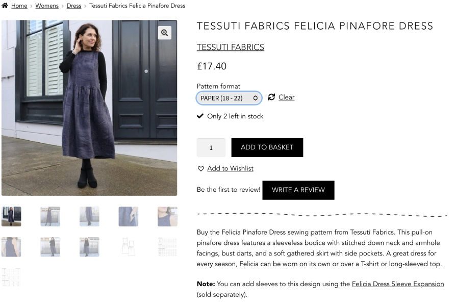 Dressmaking - experienced and beginners welcome