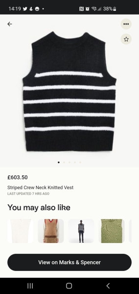 Help! Love this M&S top but can't find it anywhere